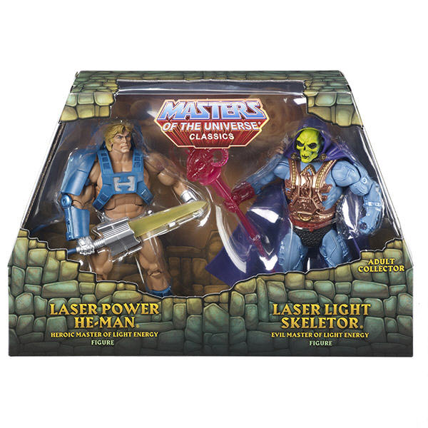 Laser Power He-Man & Laser Light Skeletor - Motu Classics 2015