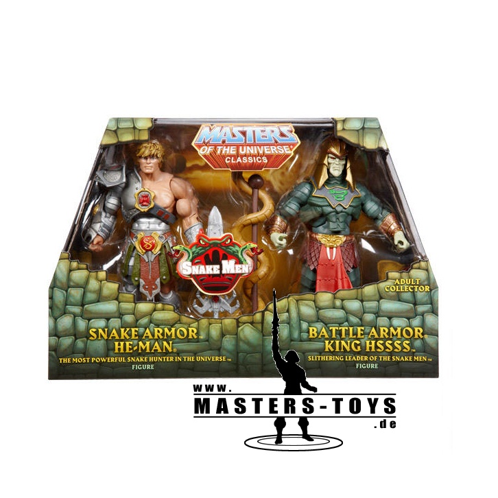 Snake Armor He-Man vs. Battle Armor Hssss - Motu Classics 2015