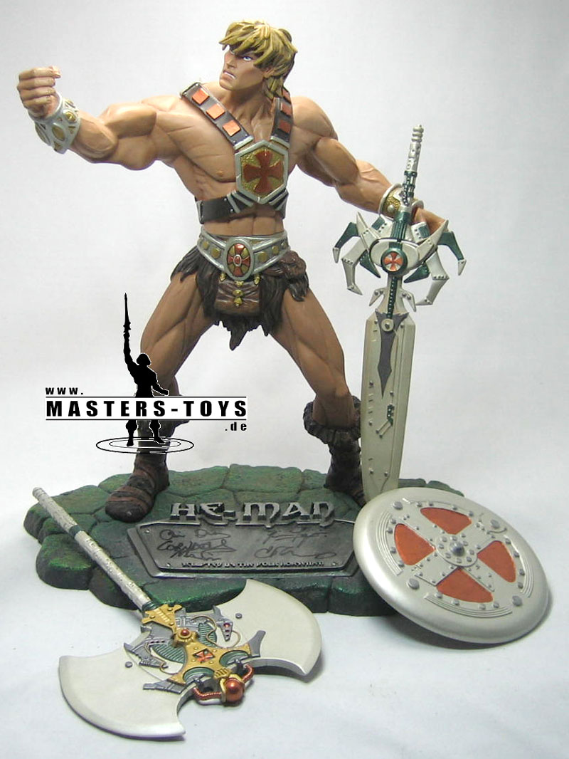 SDCC He-Man Statue 2001 - signiert SDCC He-Man Statue 2001 - signiert