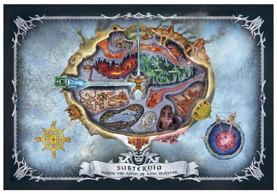 Carte de Subternia – MotU Classics 2013 Carte de Subternia – MotU Classics 2013
